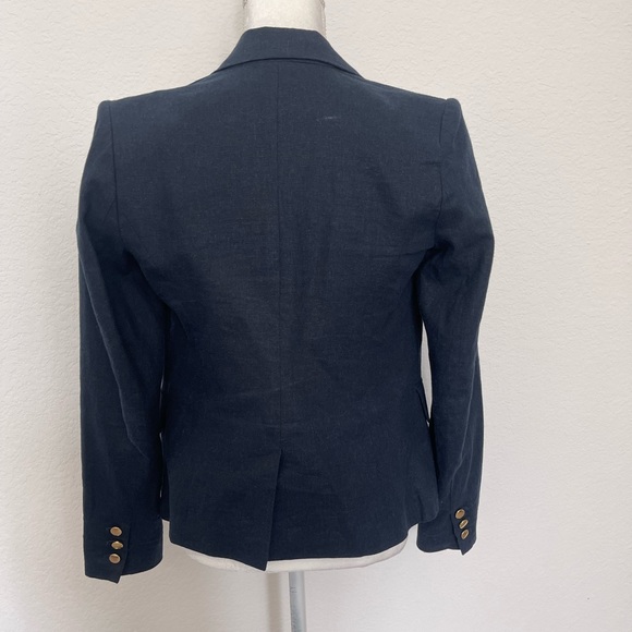 Harve Benard Navy Blazer size 2 - Picture 3 of 6